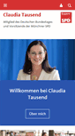 Mobile Screenshot of claudia-tausend.de